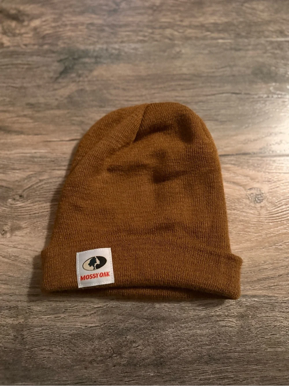Mossy Oak Super Heavy Knit Insulated Hat Beanie Warm Skiing Snowboarding Brown
